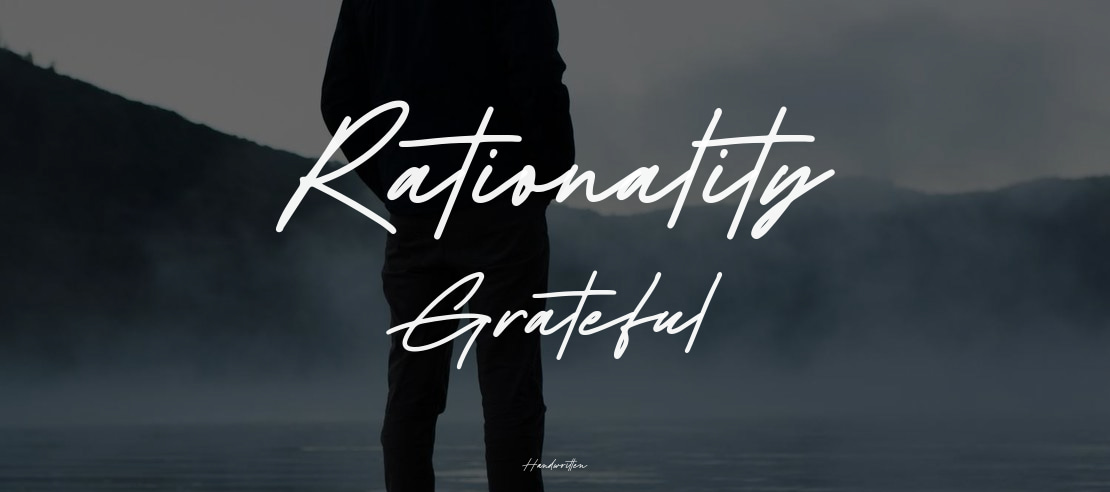 Rationality Grateful Font