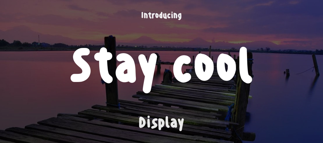 Stay cool Font