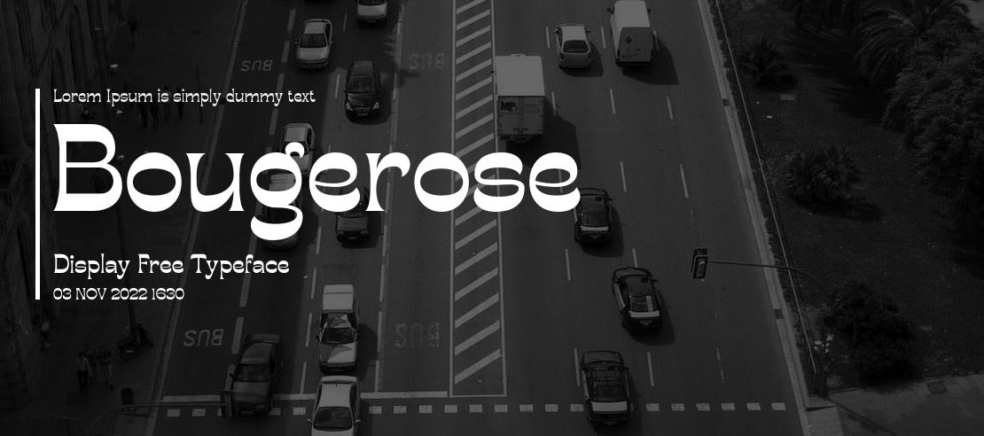 Bougerose Display Free Font