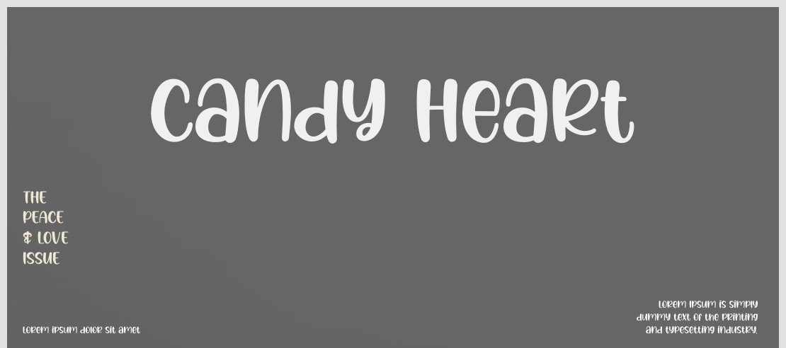 Candy Heart Font