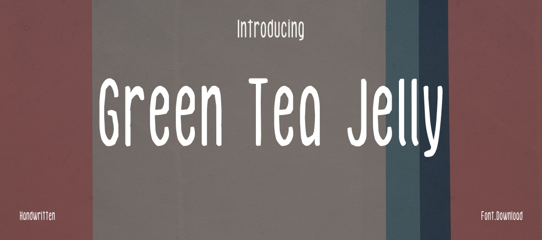 Green Tea Jelly Font