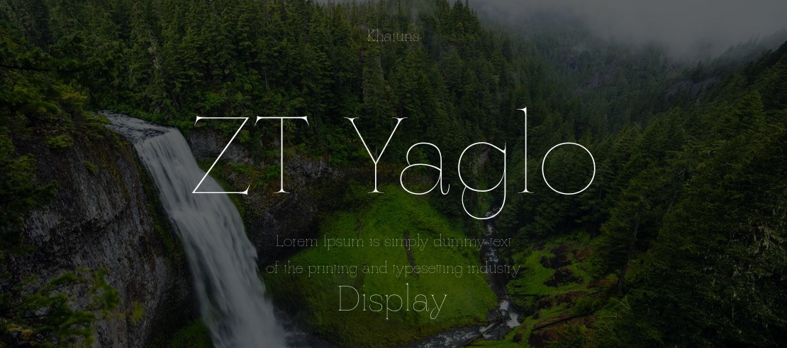 ZT Yaglo Font