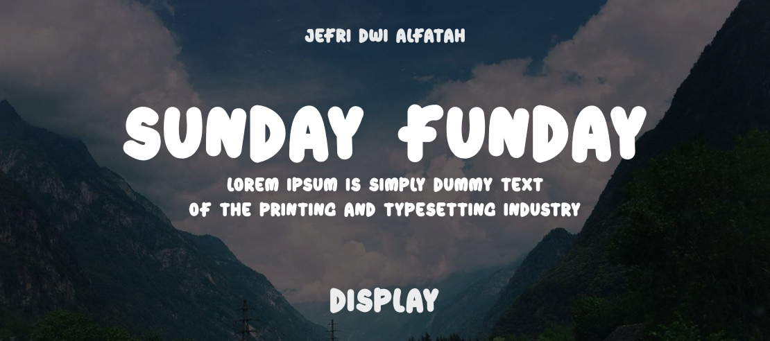 sunday funday Font