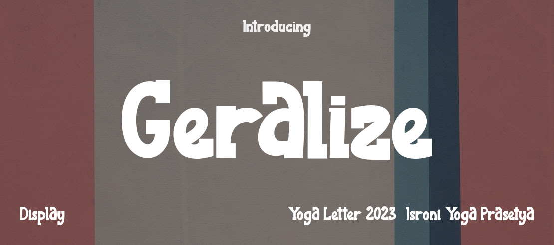 Geralize Font