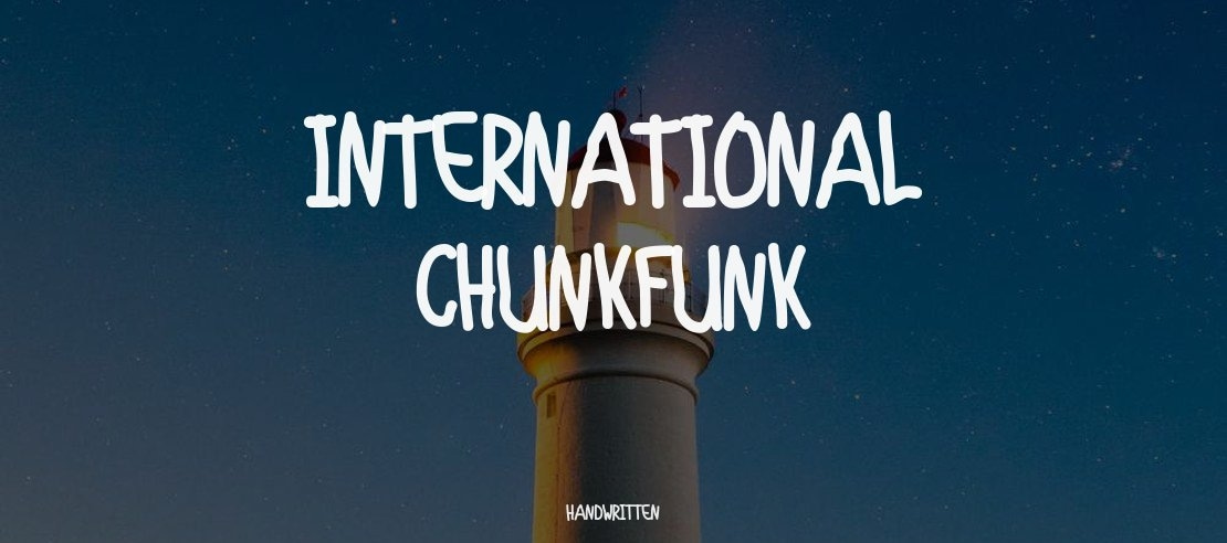 International Chunkfunk Font