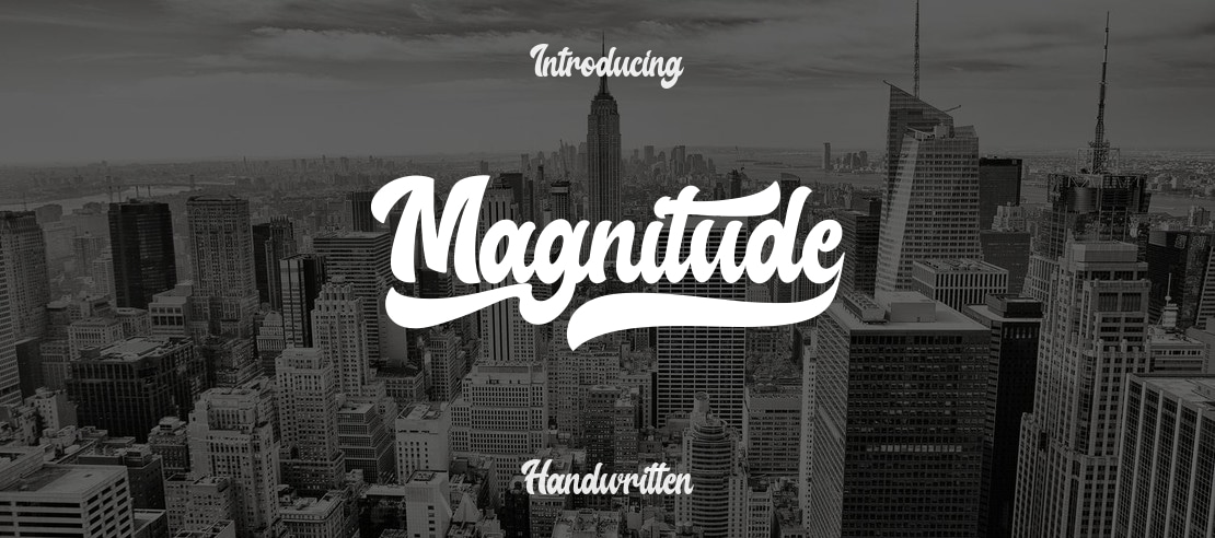 Magnitude Font