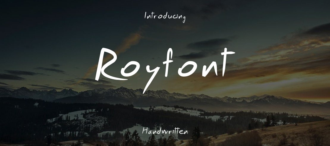 Royfont Font