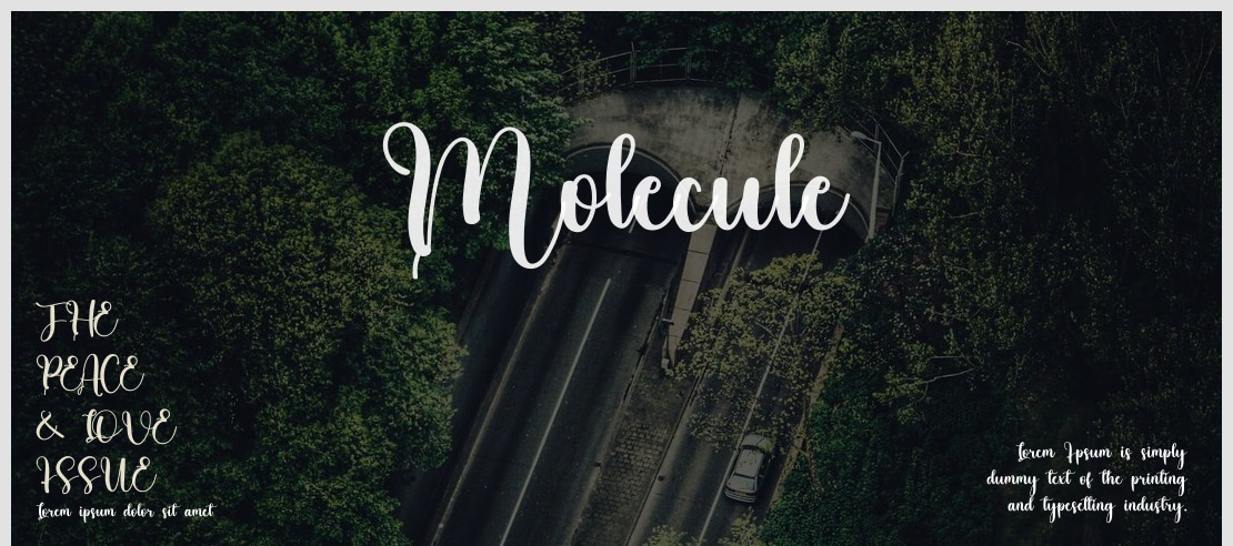 Molecule Font