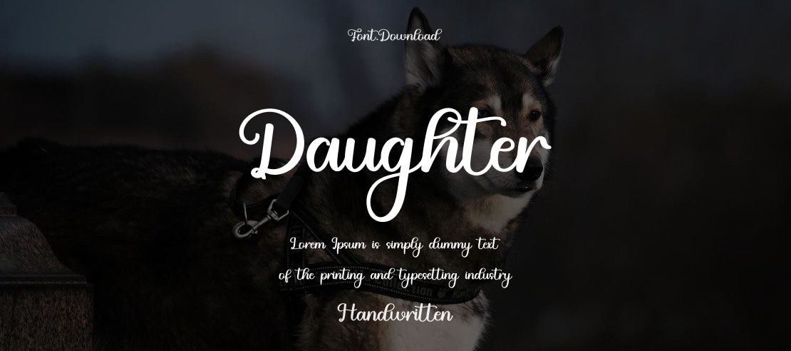 Daughter Font