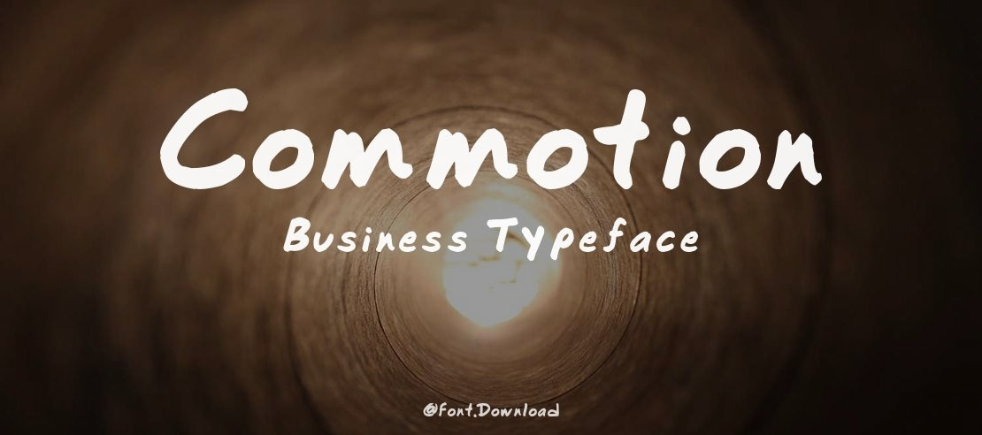 Commotion Business Font