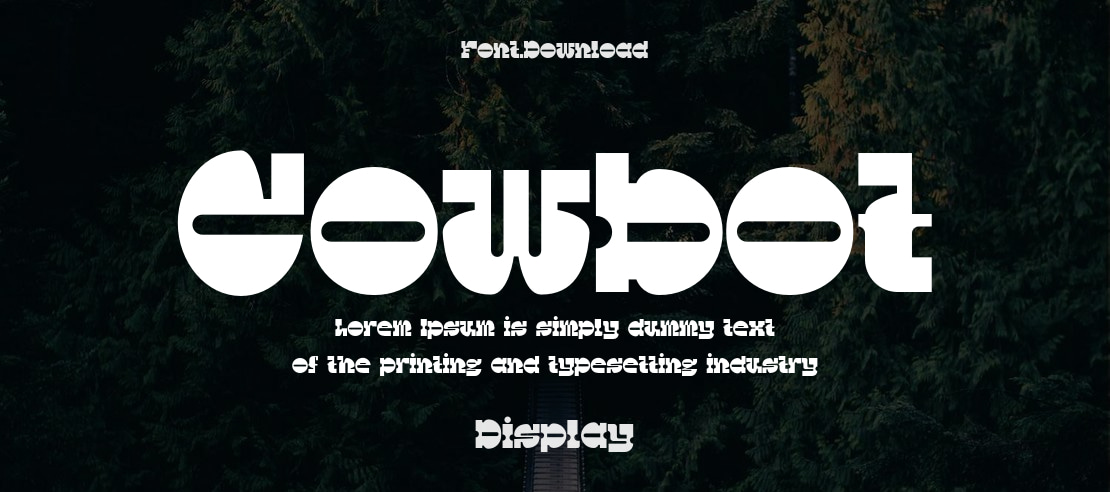 Cowbot Font