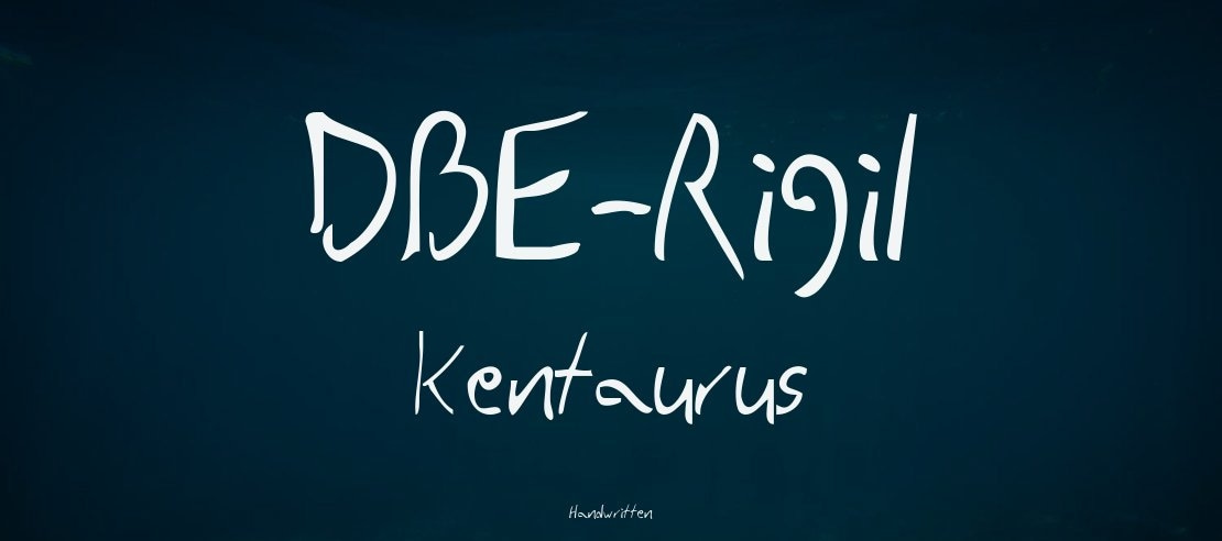 DBE-Rigil Kentaurus Font Family