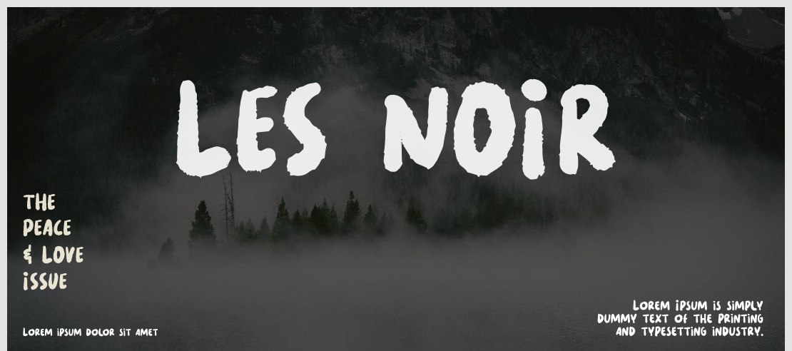 LES NOIR Font