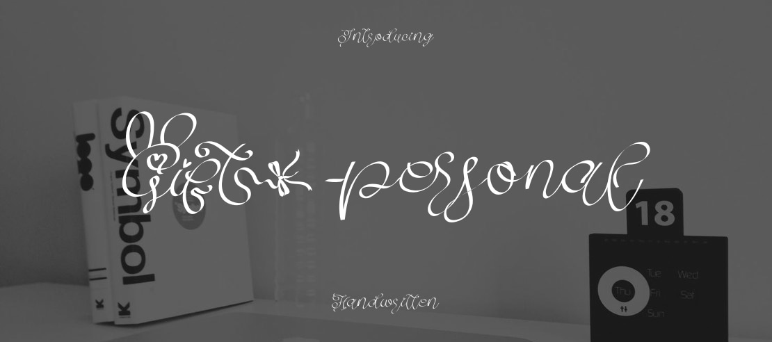 Gift-personal Font