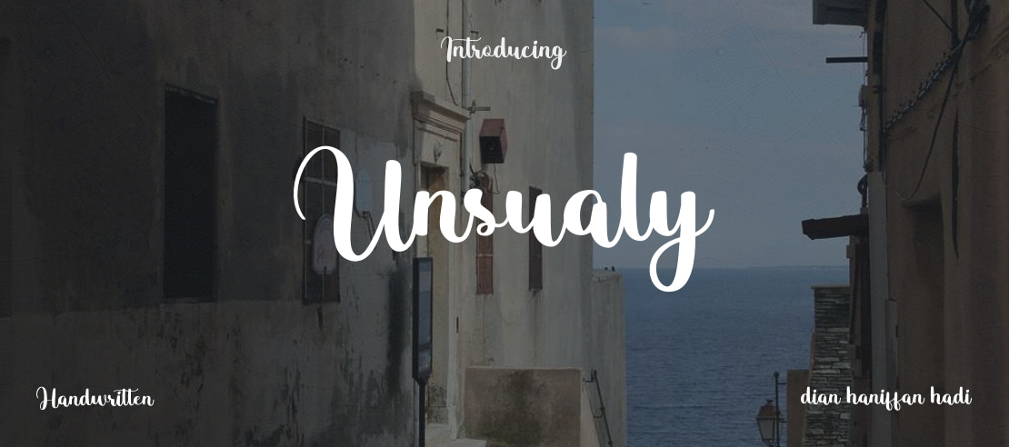 Unsualy Font