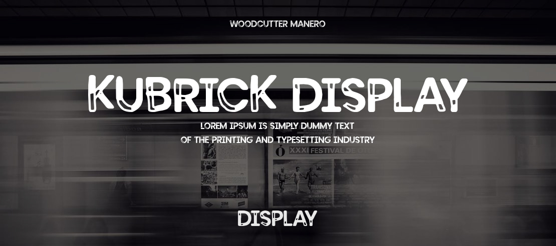 Kubrick Display Font