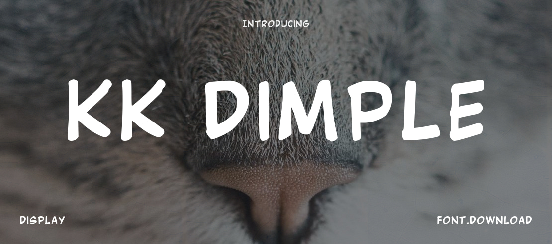 Kk Dimple Font