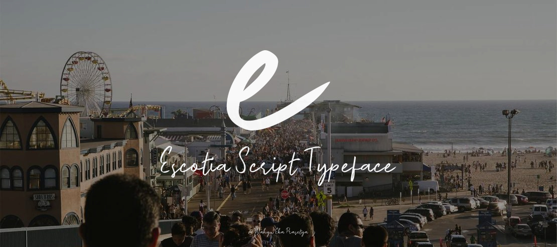 e Escotia Script Font