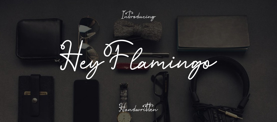 HeyFlamingo Font