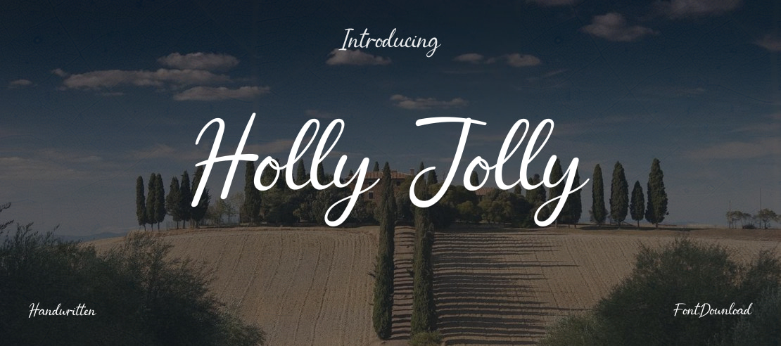 Holly Jolly Font