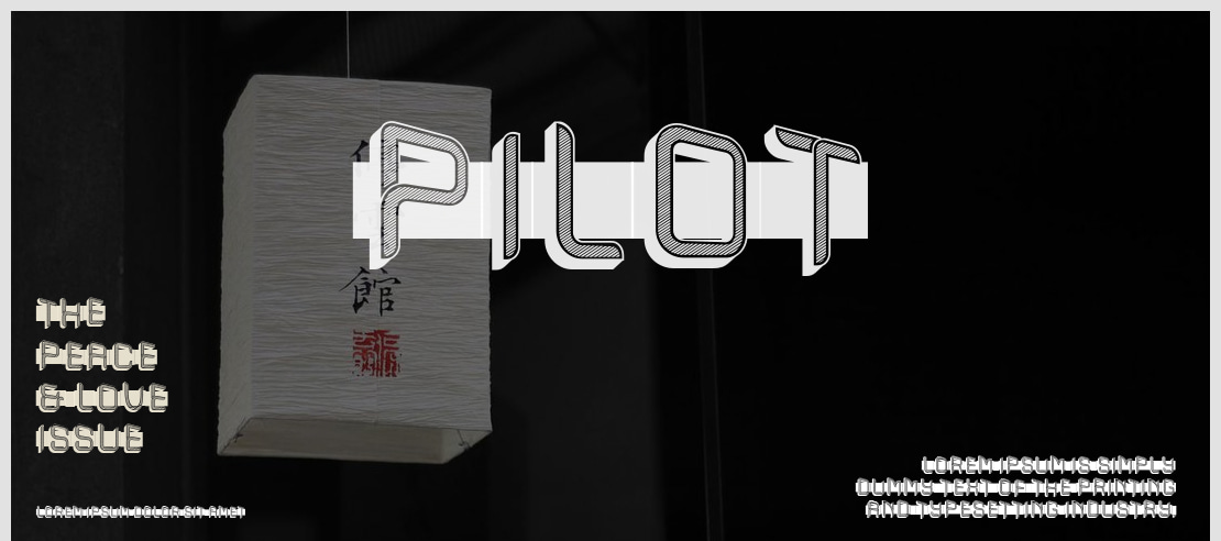 Pilot Font