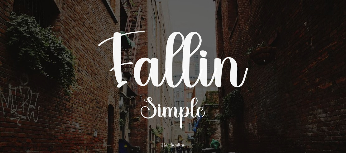 Fallin Simple Font