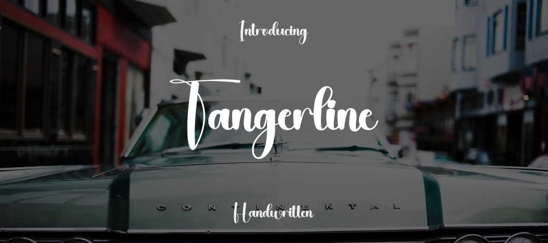 Tangerline Font