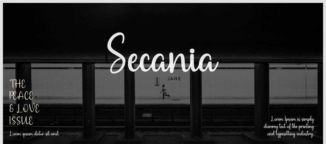 Secania Font