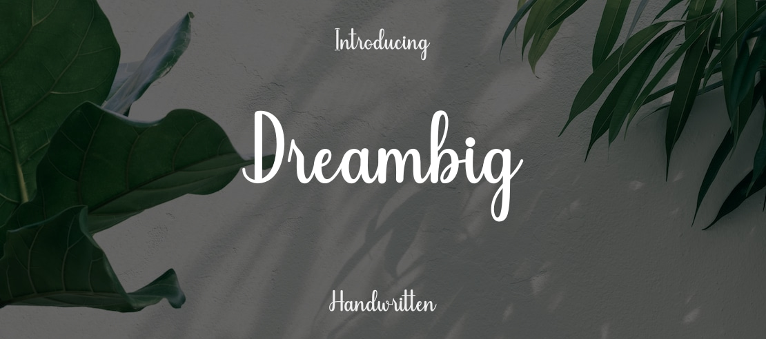 Dreambig Font