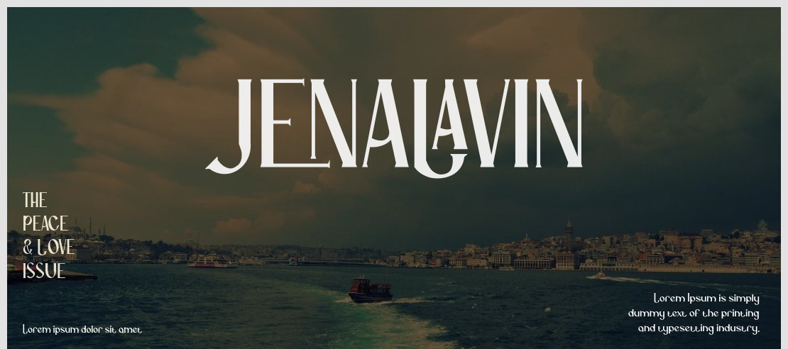 Jenalavin Font