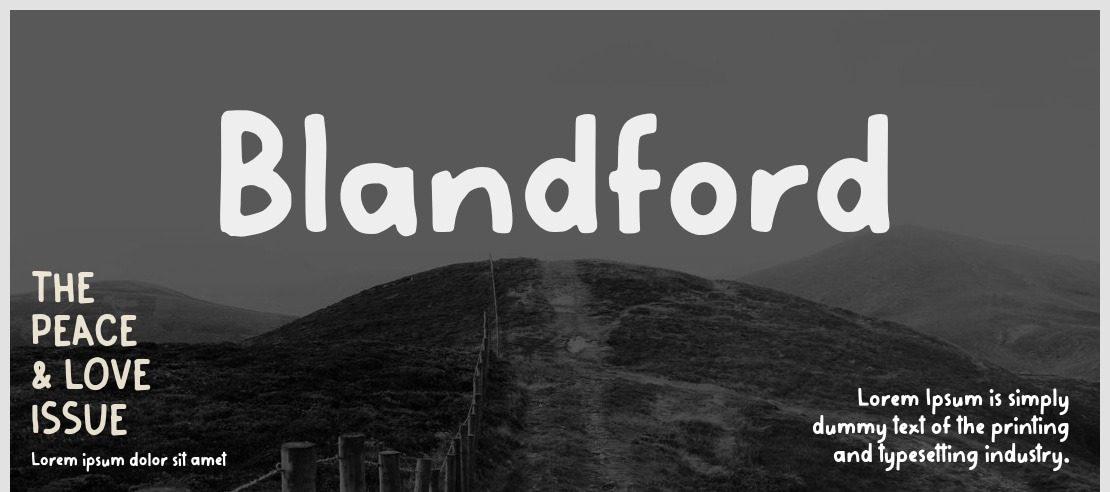 Blandford Font