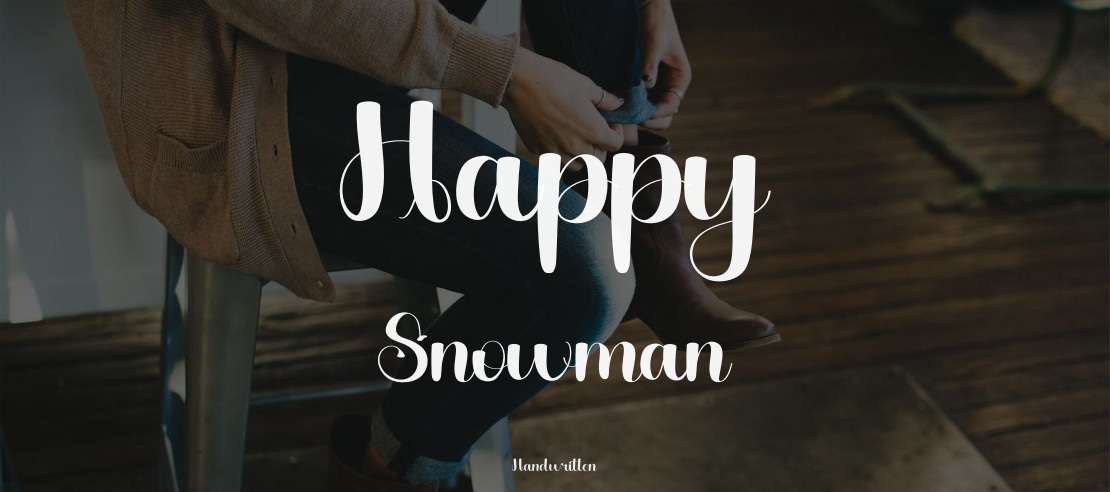 Happy Snowman Font