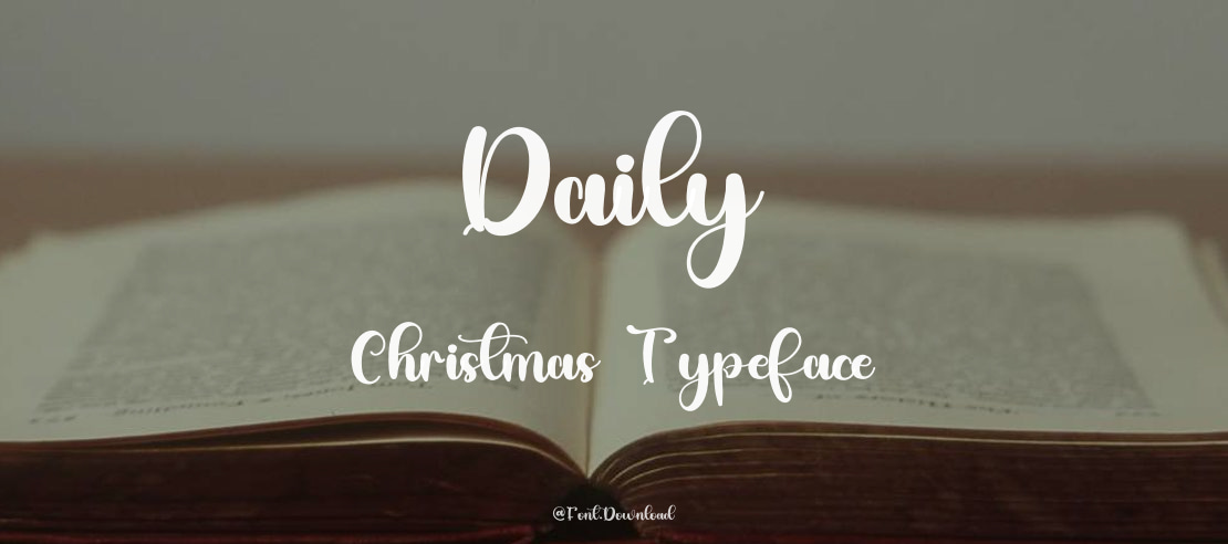 Daily Christmas Font