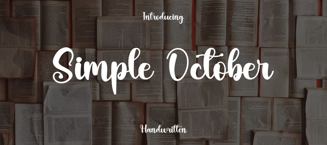 Simple October Font