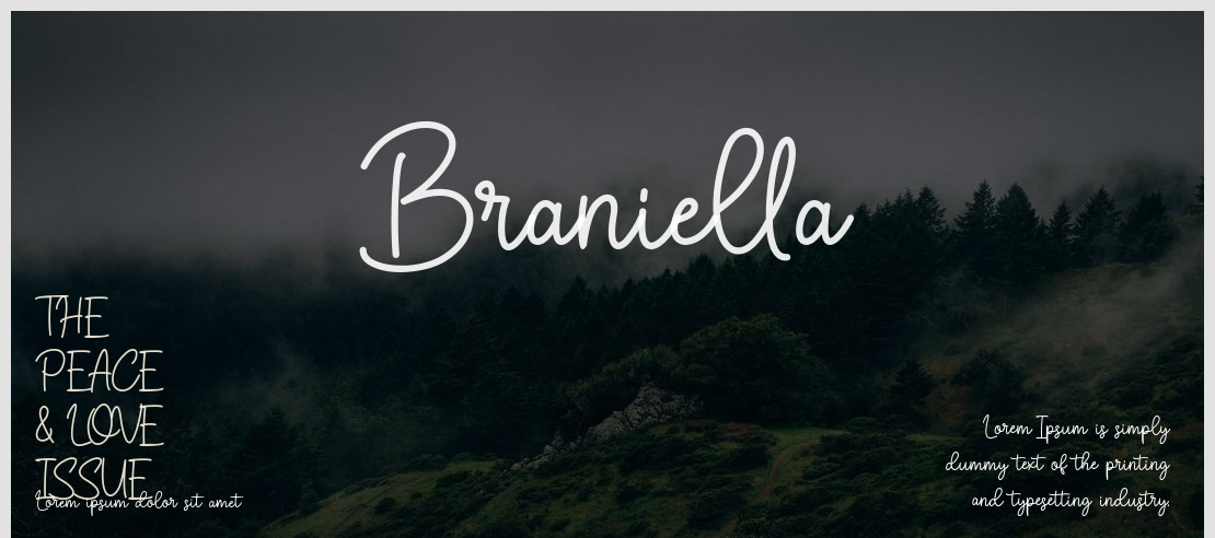 Braniella Font