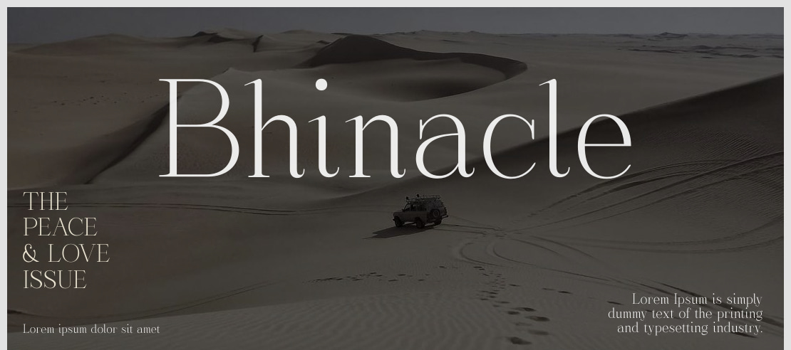 Bhinacle Font