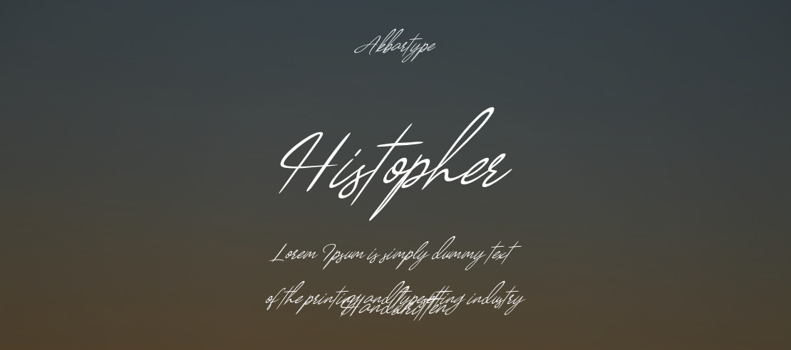 Histopher Font