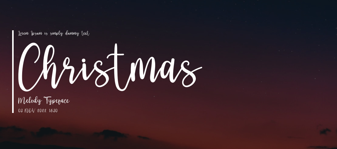 Christmas  Melody Font