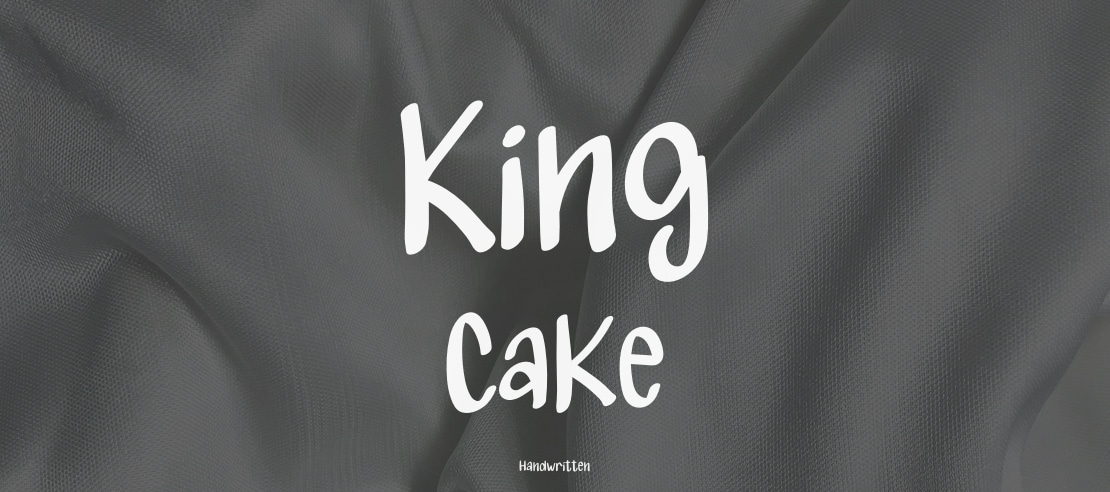 King Cake Font