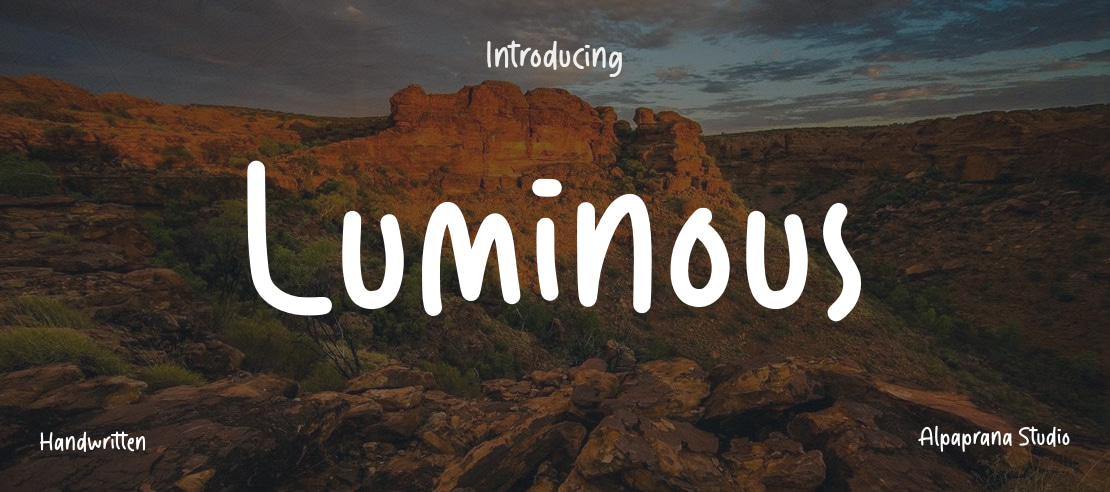 Luminous Font