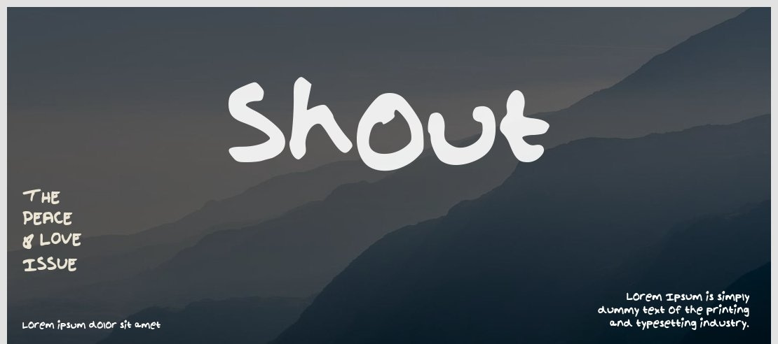Shout Font