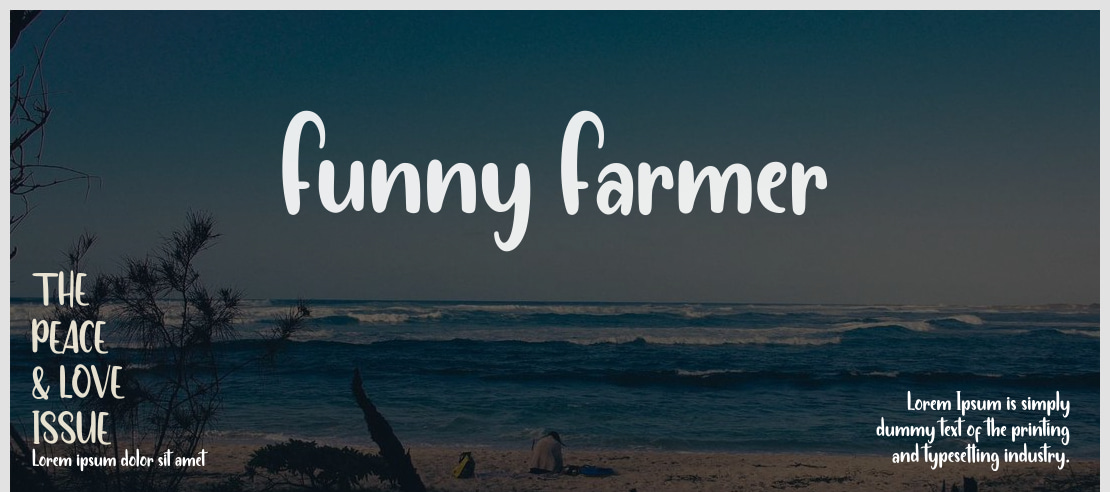 Funny Farmer Font