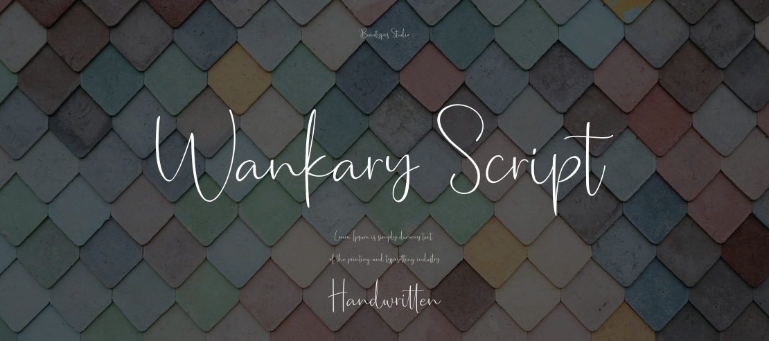 Wankary Script Font