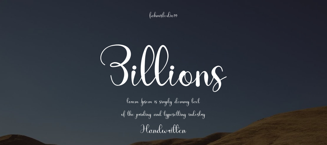 Zillions Font