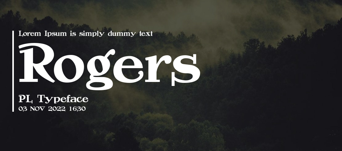 Rogers PL Font