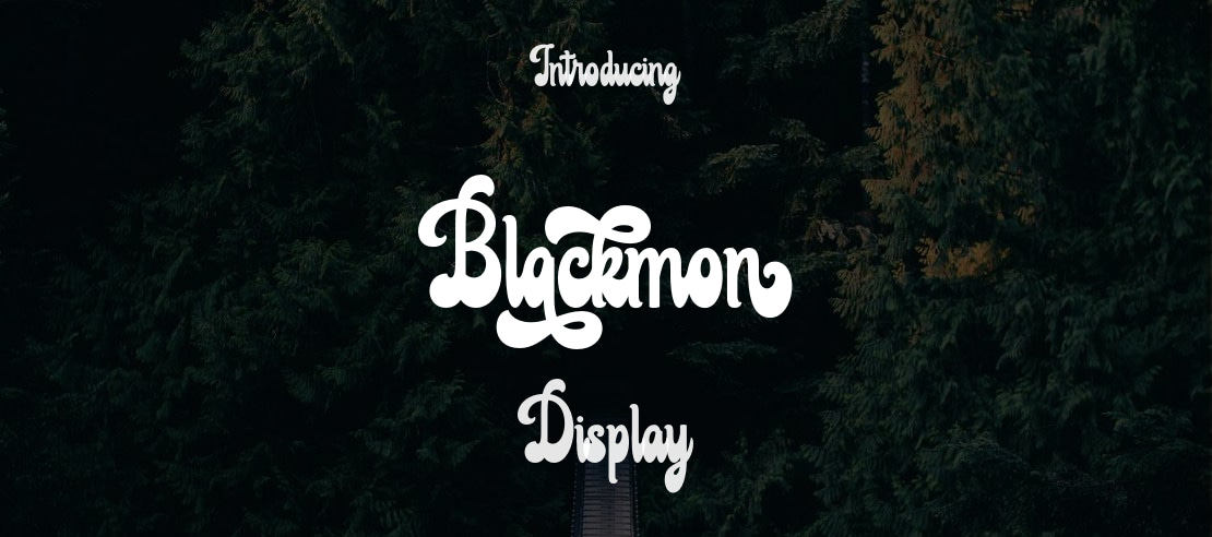 Blackmon Font