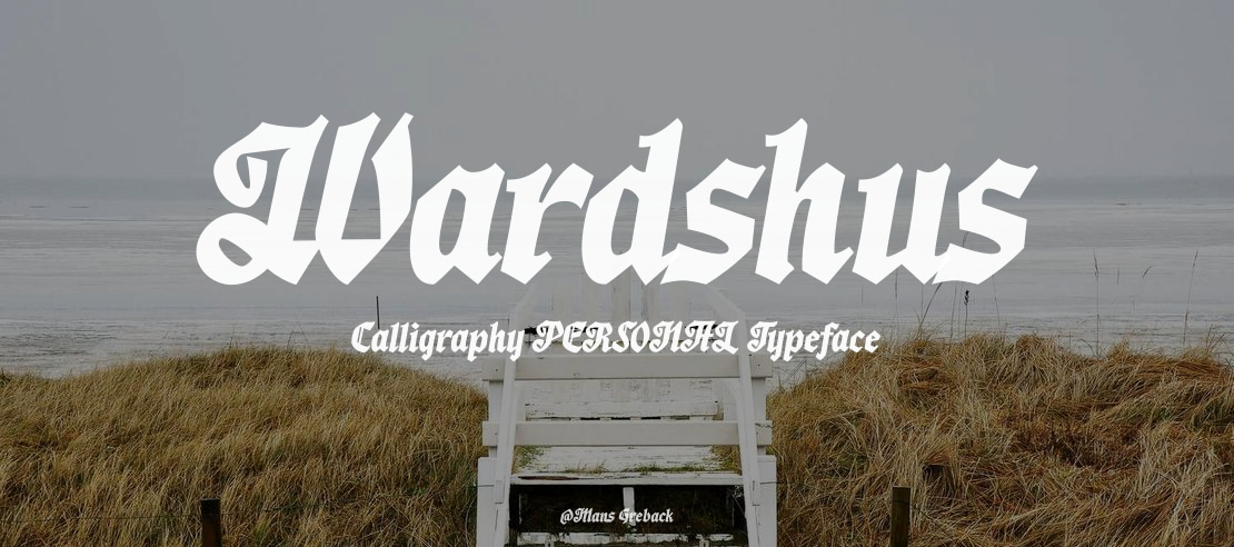 Wardshus Calligraphy PERSONAL Font