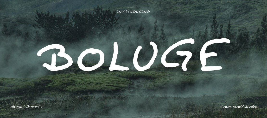 Boluge Font