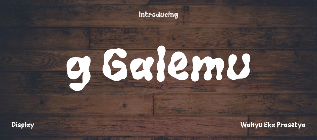 g Galemu Font