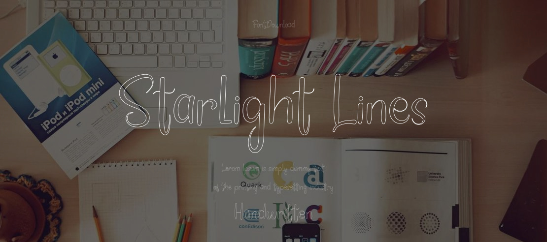 Starlight Lines Font